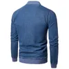 Neue Denim Jacken Männer Veste en Jeans Homme 2017 Klassische Denim Design Jeans Jacke Casual Winddicht Zipper Herren Baseball Jacke