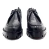 Najwyższej jakości grube obcasy formalne buty biznesowe mężczyźni ręcznie robione Oxfords moda styl brytyjski but sukienki męski