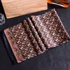 New Vintage 100% Silk Scarf Men Fashion paisley Flowers Pattern Print Double Layer dot Pure Silk Satin Neckerchiefs 40color#4053