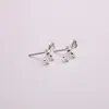 Fashion exclusive new product Solid 18K Gold silvering Bee Stud Earrings Jewelry For Women A single 243q