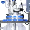 サイクル加熱または冷却反応のために実験室で使用されるZOIBKD 20L二重ガラス反応器供給