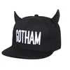 2017 Fashion Novelty Bones Gorras Snapbacks Hats Little Devil Horns Ears Hip Hop Baseball Hats Kvinnliga män Kvinnor Cap Funny6317279