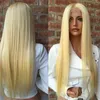 blondynka pełna koronkowa ludzki włosy peruki