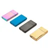 Newest Colorful USB Lighters Zinc Alloy Cyclic Charging Double-sided Electric Wire Ultrathin Metal High Quality Exquisite Color DHL Free