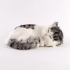 Dorimytrader البوب ​​القطيفة محاكاة القط لعبة واقعية جميلة الحيوانات الأليفة القط دمية الديكور لسيارة هدية 27x18x10 سنتيمتر DY80005