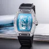 VENDRE MENS SKULL Watch Skeleton Hollow Ghost Head Military Watchs Quartz Sport Wrist Wrists Gifts Silicone Clock Relojes Muje2763801