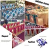 Satijnen stoel sjerp strikjes voor banket bruiloft partij vlinder ambachtelijke stoel cover decor levert groothandel 19 kleuren