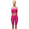 Sexemara frontal recorte estiramiento rosa mameluco trajes sexy de una pieza mono bodycon sin tirantes de hombro hueco club ropa traje