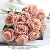 10pcslot Wedding Centerpiece Decorations artificial flowers arrangement Fake flores rose bridal Bouquet Home Party Garden Decorat8602971