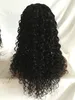 1x3 2x4 4x4 824inch deep curly human hair brazilian virgin hair middle left right u part lace wigs for black women