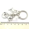 New Arrival DIY Interchangeable 18mm Snap Jewelry Ice Hockey Key Chain Handbag Charm Snap Keychain Key Ring Jewelry for Men Women