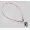 30 Pçs / lote Mista HAMSA MÃO Evil Eye Cordas Pulseiras Sorte Encantos Pingente De Couro