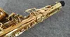 Ny märke guldpläterad Yanagisawa A-992 WO20 alto saxofon Professionella musikinstrument Sax med munstycke, Väska, Tillbehör