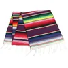 Tafelkleed in Mexico-stijl Langwerpige vorm Tafels Banner Katoen Streep Tafelloper Fiesta Thema Feestdecoratie Hete verkoop 9sz C