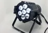 10個LED Uplights RGBWA UV 7 * 18W DMX LED PAR 64段階6in1 LED PARライト