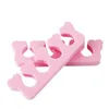 Nieuwe Mode Roze Zachte Foam Teen Separator Vinger Spacer Manicure Pedicure Nail Tools Groothandel LX3220