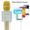 Draadloze karaoke Q9 Microfoon Bluetooth Luidspreker 2-in-1 Handheld Sing Recording Draagbare KTV-speler Microfoons voor iOS Android