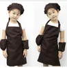 Bellezza Bambini Cucina Cottura Pittura Grembiule Baby Art Cooking Craft Bavaglino Nuovo (Senza cappuccio e maniche)