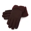 Whole - Warm winter ladies leather gloves real wool gloves women 100% quality assurance240a
