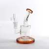 Narguilés mini toro verre bong plate-forme pétrolière eau bongs couleurs femelle 14,5 mm barboteur avec bol en verre