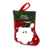 9*13 cm julgran ornament gåvor snögubbe julstrumpor väska gafflar knifetableware platemat mat diy dekor p0.2