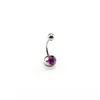 Body Jewelry Piercings Stainless Steel Rhinestone Belly Rings Tongue Lip Piercing Nose Rings Mix Lots 30pcs/bag T1I310