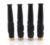 Detachable copper head pull rod double filtration pipe fittings new ebony carving craft solid wood cigarette holder