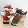 Buon Natale Alto 36 cm Natale Alce Babbo Natale Pupazzo di neve Bambole Fornitori per feste Decorazioni per la casa Decorazione per feste di compleanno