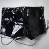 Borsa a marsupio aperta Pantaloncini boxer da uomo in ecopelle sexy Intimo nero Biancheria intima erotica Rigonfiamento Gay Mutande da uomo Jockstraps Boxer4288950