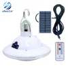 Outdoor 22 LED Solar Powered Yard Wandelen Tent Licht Camping Hanglamp met 3.7 V / 1 W Afstandsbediening Pure White Solar Panel