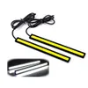 1PIC 17cm COB LED DRL Driving Daytime Running Lights Strip 12V COB LED DRL Bar Aluminum Stripes Panel Car Working Lights