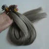 U Tip Fusion droite Cheveux Cheveux Remy Pré-liés U Tip Coiffure Extension de cheveux 16 "18" 20 "22" 24 "Colorées Colorées Colorées Capsules de kératine