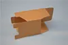 Qi – boîte-cadeau en papier kraft cube de 13 tailles, boîte carrée en carton kraft marron pour emballer des bijoux naturels, cadeau d'anniversaire