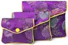 30pcs 5 renk Çiçek Fermuar Madeni Para Çanta Kılıfı moda Hediye Takı İpek Çanta Kılıfı Çinli Kredi Kart Sahibi ekran için çantalar