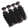 Hela billiga 8A brasilianska hår wefts 5bunds Deep Wave Virgin Hair Extensions Obearbetade peruanska indiska malaysiska30755942575272