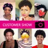 Unprocessed brazilian kinky curly full None lace wig with baby hair afro curly human hair wigs for black women6443881