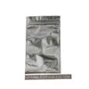 12 20 cm thermoscellable clair Mylar sac à fermeture à glissière en plastique paquet au détail refermable argent aluminium emballage de qualité alimentaire fermeture à glissière fermeture à glissière 241t