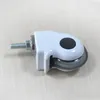 3 inch Polyurethane ultra-quiet thread hospital medical bed chair caster swivel pulley equipment universal wheel hardware part