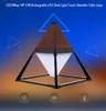 Lampe tactile créative pyramide charge veilleuse cadeau personnalisation