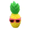 Bébé Jouets Nouvelle Arrivée Jumbo Dessin Animé Lunettes De Soleil Ananas Squishy Slow Rising Sac Sangles De Téléphone Portable Charmes Porte-clés Pendentif FunnyKidsToy Cadeau