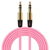 3.5mm AUX Audio Cables Male To Male Stereo Car Extension Audio Cable For MP3 Bluetooth Speaker No Package