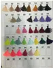 480pcs 60colors in stock craft tassels Tassel silk charms Small 28cm loop long decorative Key cushion tassel2812094