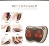 JinKaiRui vibrant pétrissage cou corps masseur marteau oreiller infrarouge Shiatsu électrique épaule dos Massage Massages voiture/maison