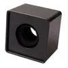 CES-1PC preto ABS MIC Microfone Entrevista Square Cubic Logo Station