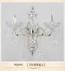 Modern crystal wall Light clear color High Quality E14 Crystal wall Lights Wall Sconces Flush Mounted k9 crystal Lighting for bedroom