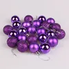 24pcs Noel Ağacı Toplar Diy Noel Partisi için Oyuncak Düğün 3cm Top Baubles Ev Dekorasyonu için Süsleme Süsleme