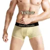 Männer Unterhosen Dünne Sexy Unterwäsche Herren Boxer Casual Shorts Einfarbig Polyester männer Atmungsaktive Unterwäsche