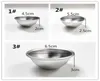 50pcs/lot 4.5cm 5.5cm 6.5cm 8cm 9cm 10cm 3D Aluminum Sphere Bath Bomb Cake Pan Tin Baking Pastry Ball Mold