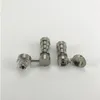 Titanium glass water bong tips titanium nail 14 mm 18 mm joint male and female gr2 titanium dabber nail domeless Ti Nail