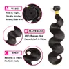 Vague de corps malaisienne 34 faisceaux Maylasian Bodywave cheveux humains faisceaux de tissus offres Extensions de tissage de cheveux ondulés humides vison vierge Hai4006216